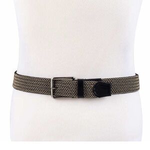 Tommy Bahama Men's Black Khaki Stretch Belt Size L-XL
